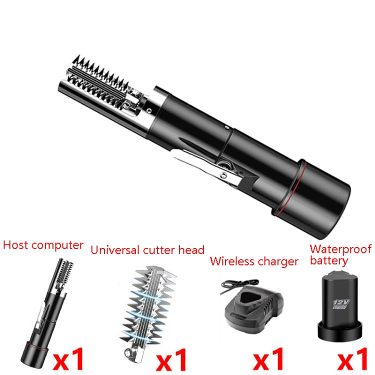 Electric Fish Scale Scraper Household Automatic Wireless Scraping Tool CN Plug, Black Single Battery, Black Single Battery+Cutter Head, Black Dual Battery, Black Dual Battery+Cutter Head, Red Single Battery, Red Single Battery+Cutter Head              ...