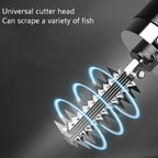 Electric Fish Scale Scraper Household Automatic Wireless Scraping Tool CN Plug, Black Single Battery, Black Single Battery+Cutter Head, Black Dual Battery, Black Dual Battery+Cutter Head, Red Single Battery, Red Single Battery+Cutter Head              ...