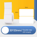 Thermal Label Paper Self-Adhesive Paper Fixed Asset Food Clothing Tag Price Tag for NIIMBOT B11 / B3S, Size: 45x15mm 400 Sheets, 30x20mm 320 Sheets, 30x30mm 230 Sheets, 30x40mm 180 Sheets, 40x20mm 320 Sheets, 40x30mm 230 Sheets, 40x80mm 95 Sheets      ... 30x20mm 320 Sheets