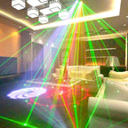 13W Colorful Flying Lights Projection Light LED Room Decoration Laser Light KTV Bar Sound Control Stage Light,, US Plug, EU Plug, UK Plug, AU Plug – Durable Build, Easy to Use
