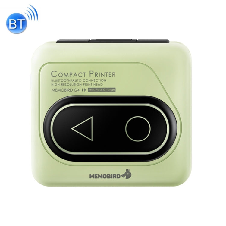 Memobird G4 Handheld Home Student Search Question Graffiti Notes Portable Bluetooth Thermal Printer, Avocado Green, Peach Powder, Classic White Avocado Green