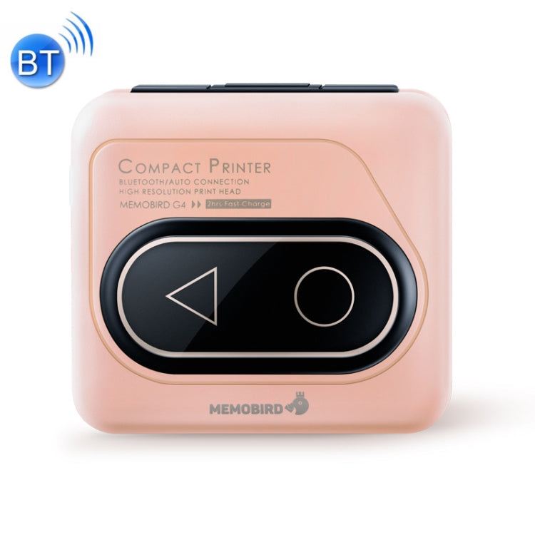 Memobird G4 Handheld Home Student Search Question Graffiti Notes Portable Bluetooth Thermal Printer, Avocado Green, Peach Powder, Classic White – Bluetooth Peach Powder