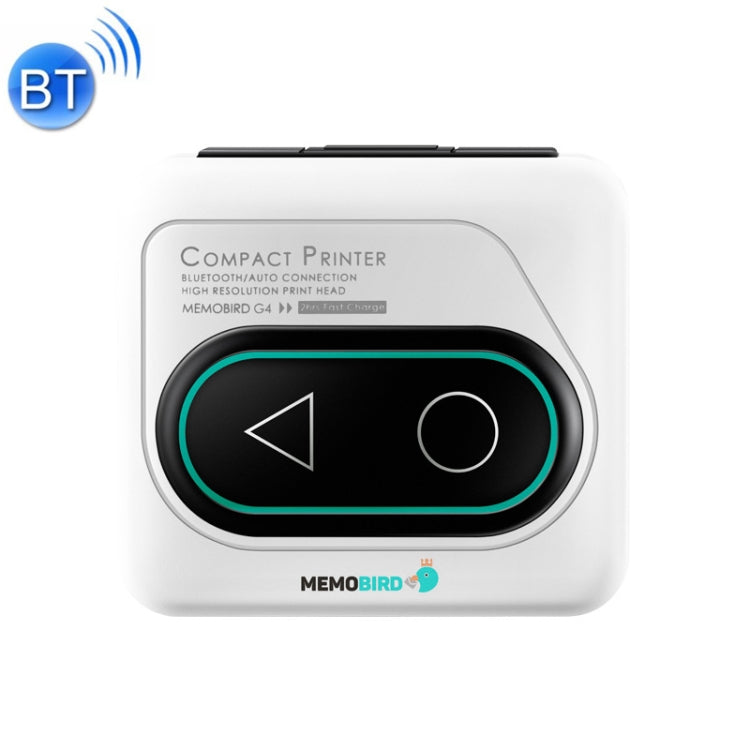 Memobird G4 Handheld Home Student Search Question Graffiti Notes Portable Bluetooth Thermal Printer, Avocado Green, Peach Powder, Classic White – Bluetooth Classic White