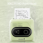 Memobird G4 Handheld Home Student Search Question Graffiti Notes Portable Bluetooth Thermal Printer, Avocado Green, Peach Powder, Classic White