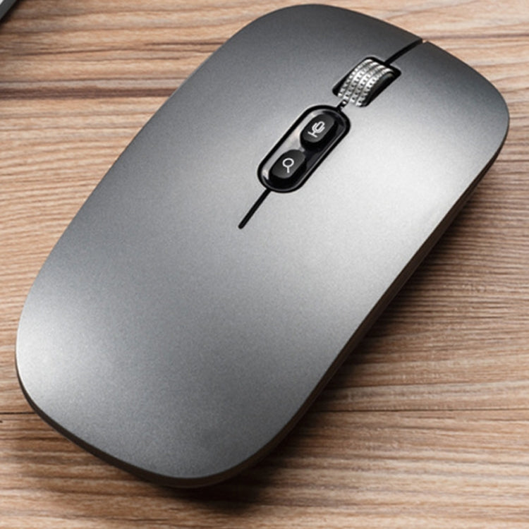 M103 1600DPI 5 Keys 2.4G Wireless Mouse Charging Ai Intelligent Voice Office Mouse, Support 28 Languages, White, Black, Silver, Rose Gold, Gray – Durable Build, Easy to Use Gray