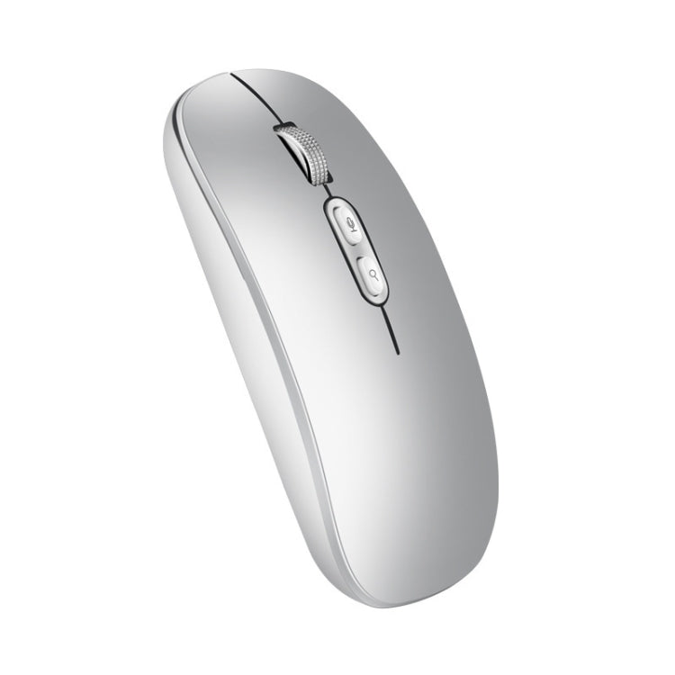 M103 1600DPI 5 Keys 2.4G Wireless Mouse Charging Ai Intelligent Voice Office Mouse, Support 28 Languages, White, Black, Silver, Rose Gold, Gray – Durable Build, Easy to Use