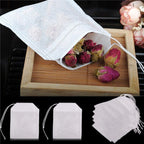 100Pcs/Lot Teabags Scented Tea Bags with Seal Filter Paper, Size: 5.5 x 7cm, 5.5 x 7 cm