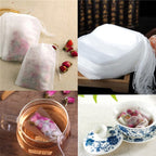 100Pcs/Lot Teabags Scented Tea Bags with Seal Filter Paper, Size: 5.5 x 7cm, 5.5 x 7 cm