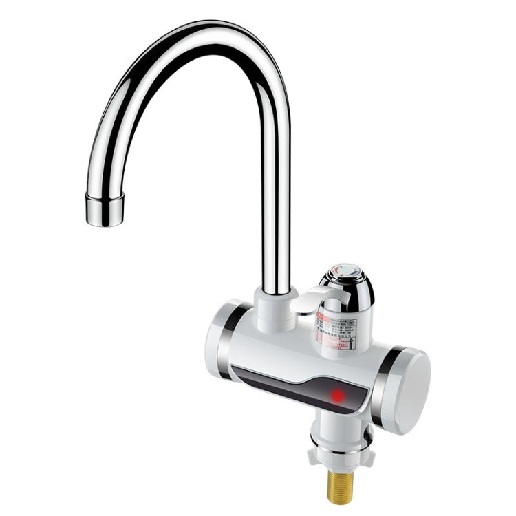 Kitchen Instant Electric Hot Water Faucet Hot & Cold Water Heater EU Plug, Lamp Display Lower Water Inlet, Lamp Display Side Water Inlet, Lamp Display Leakage Protection Lower Water Inlet, Lamp Shows Leakage Protection Side Water Inlet                 ... Lamp Display Lower Water Inlet