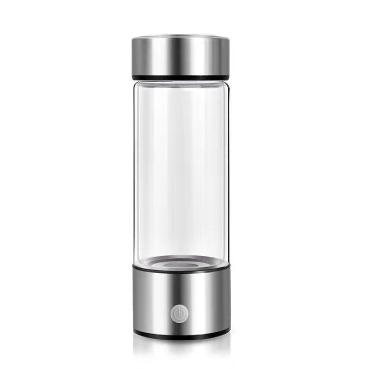 Portable Electrolyzed Water Cups Hydrogen-Rich Water Cups, 420ml 420ml Silver
