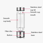 Portable Electrolyzed Water Cups Hydrogen-Rich Water Cups, 420ml