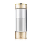 Portable Health Hydrogen-Rich Water Cup High-Concentration Negative Ion Electrolysis Generator, 450ml 450ml Golden
