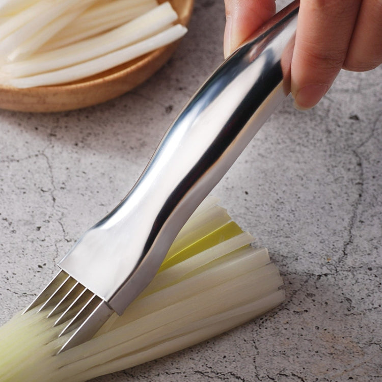 Stainless Steel Scallion Knife Kitchen Gadgets, 15.7x1.8cm 15.7x1.8cm