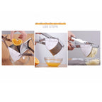 Manual Potato Masher Stainless Steel Mashed Potato Fruit Juicer, Potato Masher