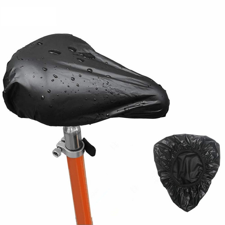 Bicycle Saddle Waterproof Cover Bicycle Seat PVC Waterproof Seat Cover Hot Pressed Rain Cover, 10pcs Small, 10pcs Large 10pcs Small