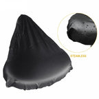 Bicycle Saddle Waterproof Cover Bicycle Seat PVC Waterproof Seat Cover Hot Pressed Rain Cover, 10pcs Small, 10pcs Large