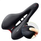 Silicone Bicycle Seat GEL Mountain Bike Saddle Bicycle Seat Saddle, Black Red, Black Yellow, Black Blue Black Red