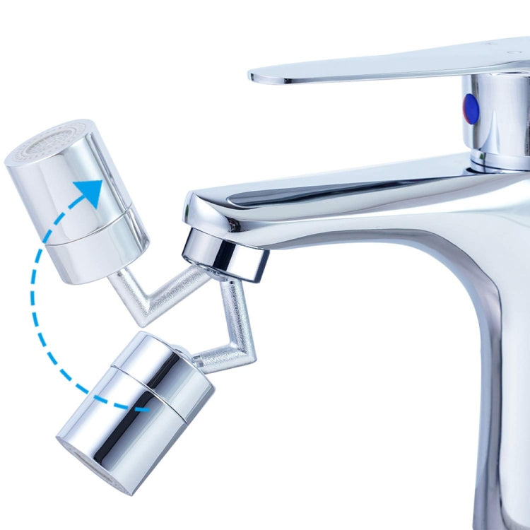720-Degree Universal Rotating Faucet Anti-Splash Spout Filter Dual-Function Faucet, Two Sections Two Sections