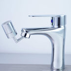 720-Degree Universal Rotating Faucet Anti-Splash Spout Filter Dual-Function Faucet, Two Sections