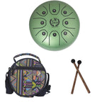 MEIBEITE 5.5-Inch C-Tune Sanskrit Drum Steel Tongue Empty Worry-Free Drum, MEIBEITE Green, MEIBEITE White, MEIBEITE Red, MEIBEITE Black, MEIBEITE Golden, MEIBEITE Purple, MEIBEITE Blue
