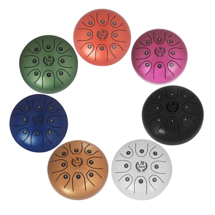 MEIBEITE 5.5-Inch C-Tune Sanskrit Drum Steel Tongue Empty Worry-Free Drum, MEIBEITE Green, MEIBEITE White, MEIBEITE Red, MEIBEITE Black, MEIBEITE Golden, MEIBEITE Purple, MEIBEITE Blue