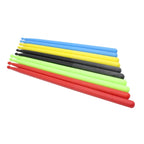 2 PCS Drumsticks Drum Kits Accessories Nylon Drumsticks, Yellow, Light Blue, Black, Light Green, Red, Navy Blue, Dark Green