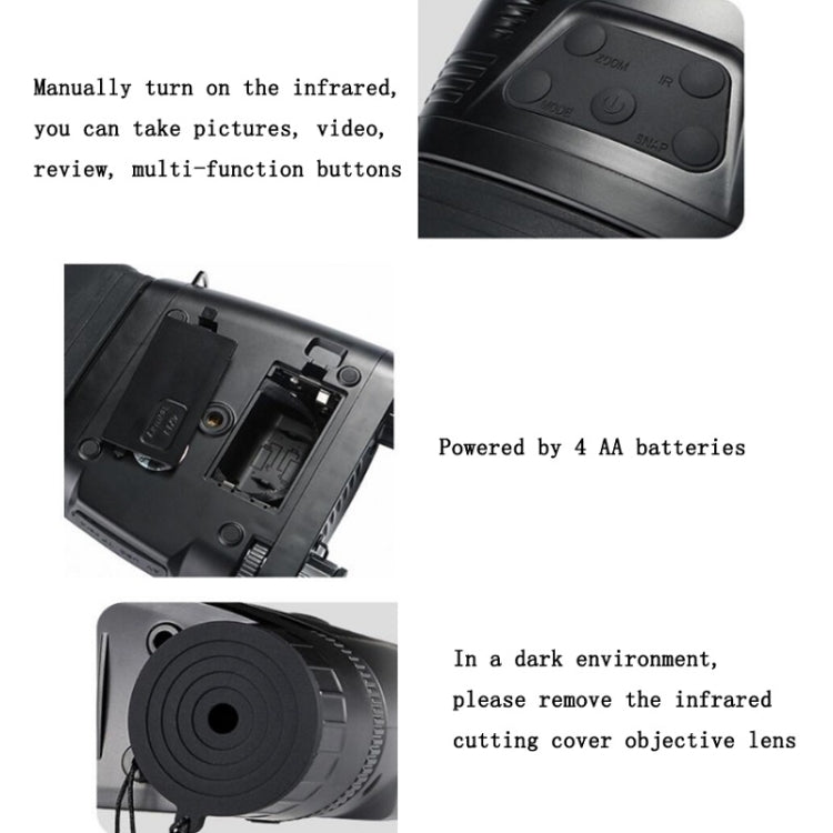 High-Definition Digital Night Vision Camera With Screen Photo/Video/Patrol/Infrared/Night Vision/Binoculars, NV200C