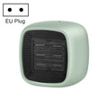 Home Desktop Mini Portable PTC Dumping Power-off Heater, EU Plug, US Plug EU Plug Green