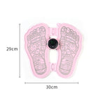 MLR-125 Mini Foot Massager Elderly Foot Foot Massager EMS Portable Pulse Home Foot Relaxing Massager, Black (Battery), Pink (Battery), Pink (Rechargeable), Black (Rechargeable) – Durable Build, Easy to Use