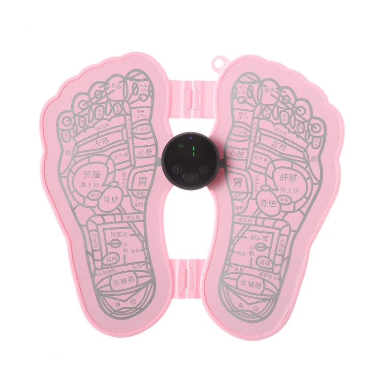 MLR-125 Mini Foot Massager Elderly Foot Foot Massager EMS Portable Pulse Home Foot Relaxing Massager, Black (Battery), Pink (Battery), Pink (Rechargeable), Black (Rechargeable) – Durable Build, Easy to Use Pink (Battery)