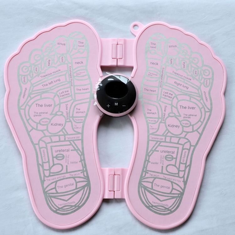 MLR-125 Mini Foot Massager Elderly Foot Foot Massager EMS Portable Pulse Home Foot Relaxing Massager, Black (Battery), Pink (Battery), Pink (Rechargeable), Black (Rechargeable) – Durable Build, Easy to Use Pink (Rechargeable)
