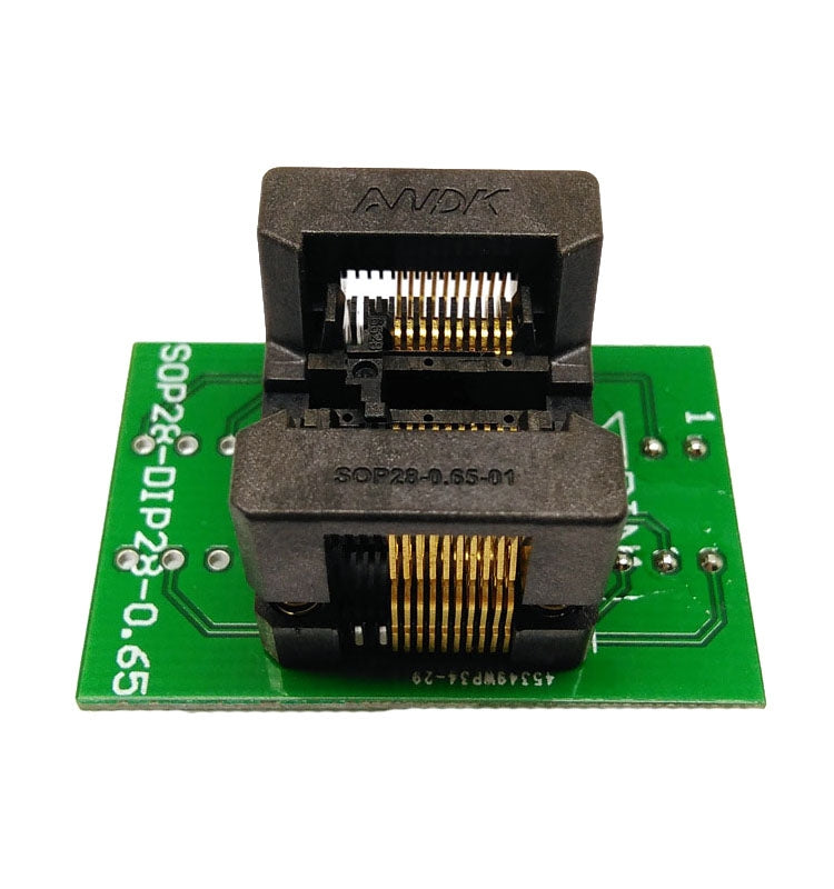SSOP20 TSSOP20 OTS-28-0.65-01 Chip Gold-Plated Dual Contact Pin Adapter Socket Default Title