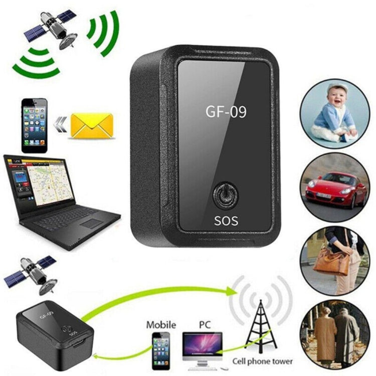 GF09 Portable Car GPS Locator Children Pet Anti-Lost Tracker, GF09 – Waterproof, Magnetic