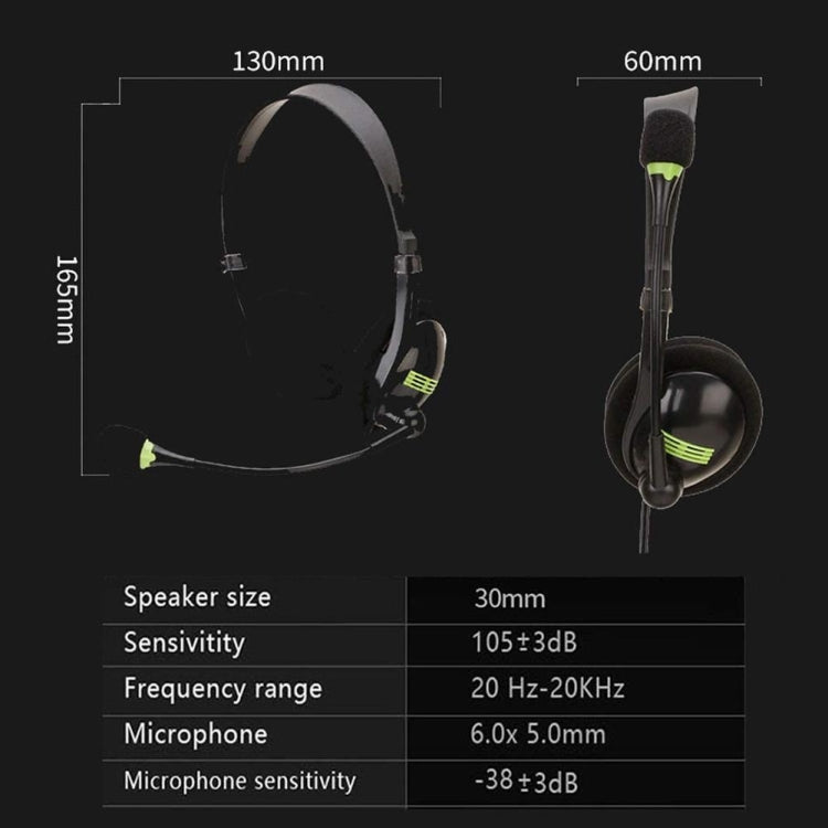 Computer USB Interface Headphone Aviation Headset with Microphone – TPU
