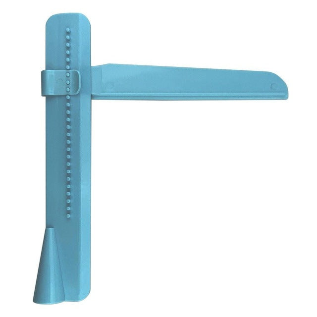 Adjustable DIY Cake Scraper Smoother Fondant Spatulas Cake Edge Smoother Cream Blue