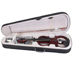 YS030 4 / 4 Wooden Manual Electronic Violin for Beginners, with Bag, Wine Red, White, Black