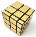 Mirror Bright and Smooth Rubik Cube Children Educational Toys Black Bottomed Gold