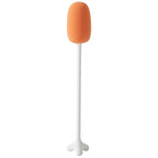 Long Handle Vertical Cup Brush Baby Bottle Sponge Cleaning Brush, Length: 29cm, White, Blue, Pink White