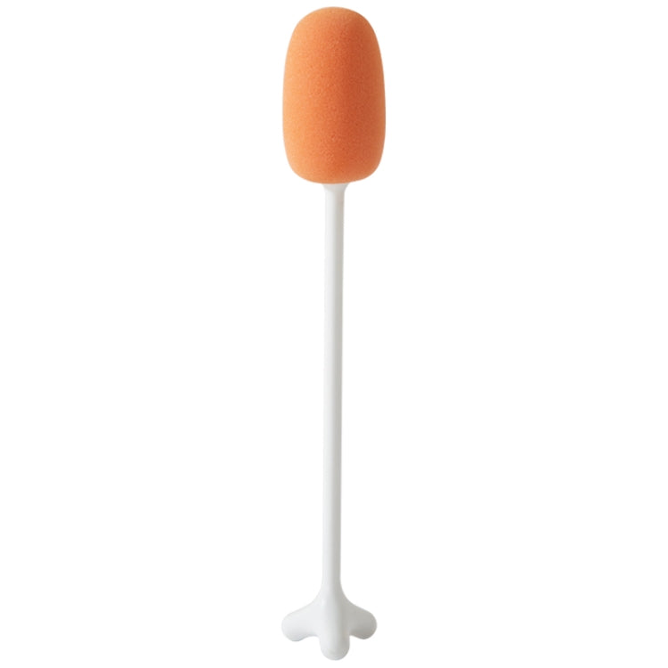 Long Handle Vertical Cup Brush Baby Bottle Sponge Cleaning Brush, Length: 29cm, White, Blue, Pink White