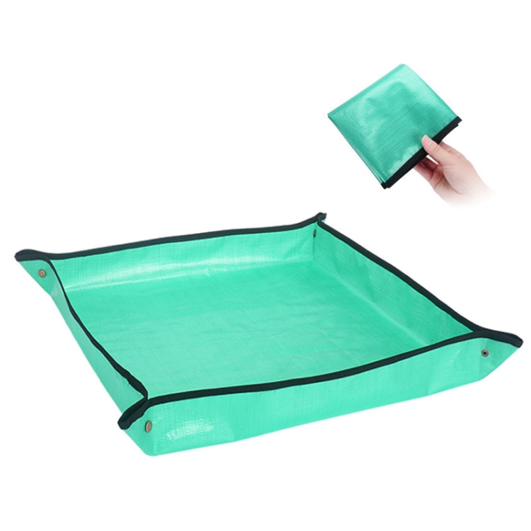 68x68cm PE Home Gardening Planting Operation Mat Green Plant Changing Pot Mixing Soil Waterproof Flower Mat, 68x68cm 68x68cm