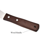 Wooden Handle Spatula Baking Stainless Steel Cake Straight Knife – Non-slip