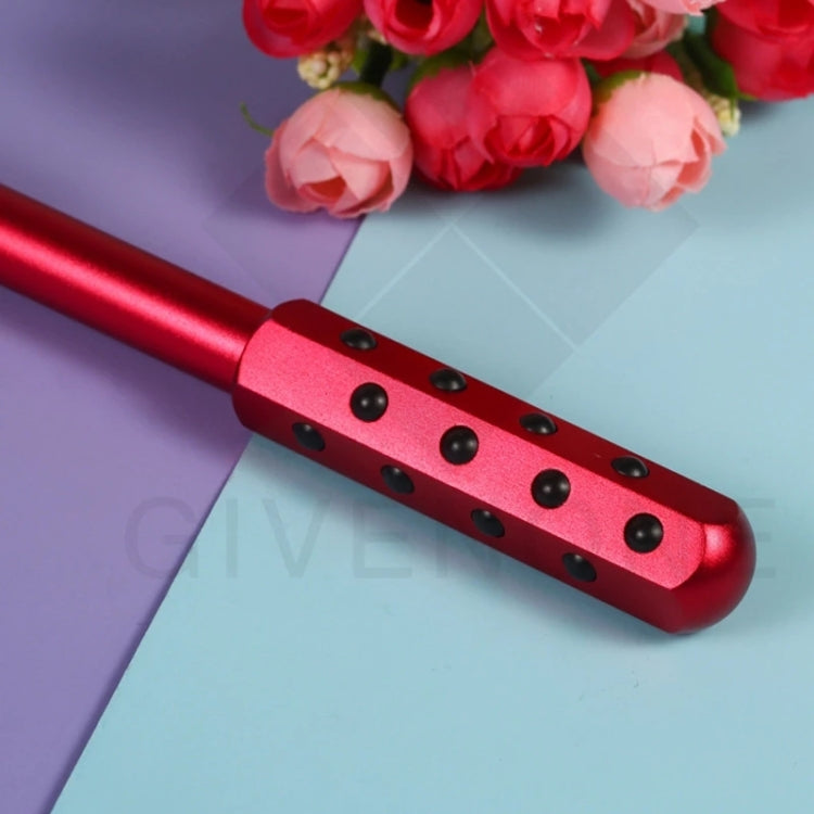 30 Germanium Massage Beauty Stick Roller V-shaped Beauty Instrument Facial Massager Random Colour Delivery, 30 Germanium – Aluminum Alloy