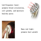 RF Hair Growth Comb Scalp Oil Control & Anti-Hair Loss Massager, English Manual