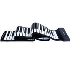 MIDI88 88-Key Hand-Rolled Foldable Piano Professional MIDI Soft Keyboard Simulated Practice Carry-On Folding Electronic Piano, 88-Key 88-Key