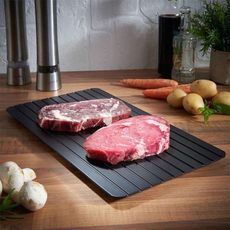 Thawing Plate Frozen Quick Thawing Plate Kitchen Tool Aluminum Alloy Thawing Plate, Large 3mm
