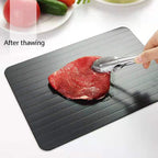 Thawing Plate Frozen Quick Thawing Plate Kitchen Tool Aluminum Alloy Thawing Plate, Large 3mm