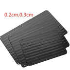 Thawing Plate Frozen Quick Thawing Plate Kitchen Tool Aluminum Alloy Thawing Plate, Large 3mm