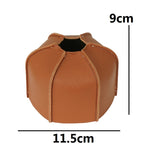 Outdoor Camping Flat Gas Tank Leather Case Camping Steam Lamp Fuel Tank PU Protective Cover, For 230g Gas Tank, For 450g Gas Tank