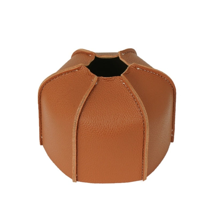Outdoor Camping Flat Gas Tank Leather Case Camping Steam Lamp Fuel Tank PU Protective Cover, For 230g Gas Tank, For 450g Gas Tank For 230g Gas Tank