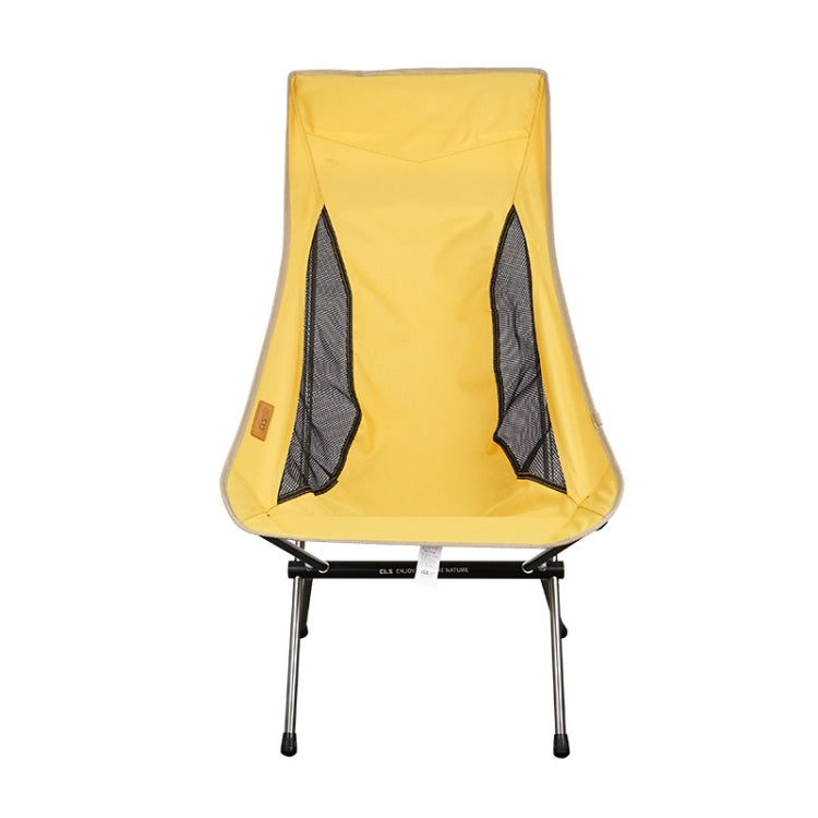 CLS Outdoor Folding Chair Heightening Portable Camping Fishing Chair, CLS Fishing Chair(Black), CLS Fishing Chair(Yellow), CLS Fishing Chair(Orange) – Aluminum Alloy CLS Fishing Chair(Yellow) Yellow